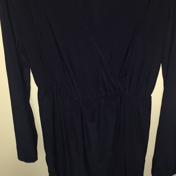 Navy blue wrap dress - Picture 2 of 4